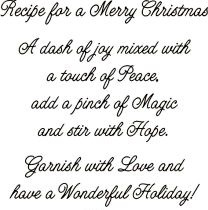 Merry Christmas Recipe Greeting